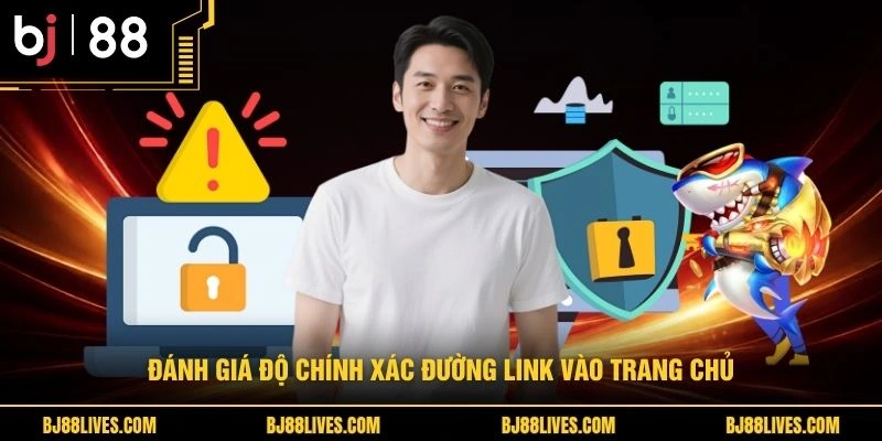 Đánh giá độ chính xác đường link vào trang chủ