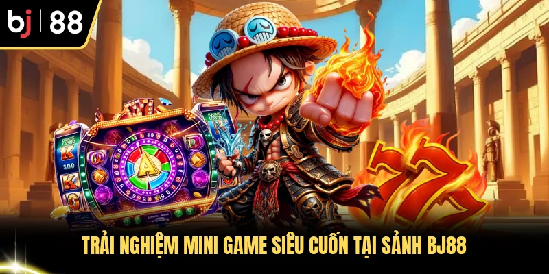 Trải nghiệm mini game siêu cuốn tại sảnh BJ88
